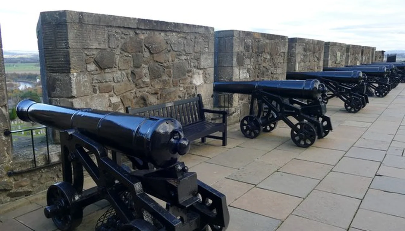 Cannons of the Grand Battery at Stirling Castle