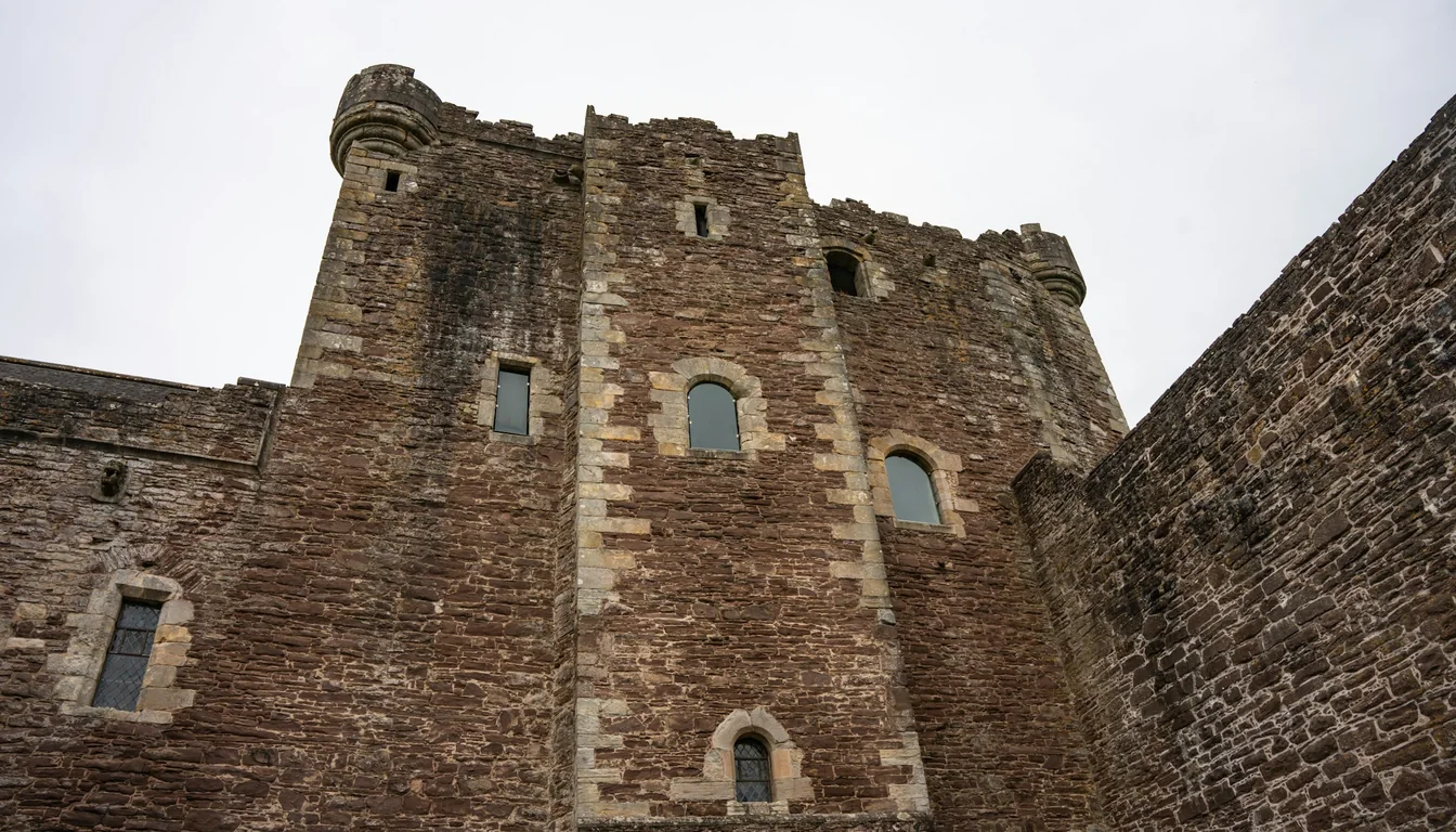 Doune Castle Great Tower exterior facade