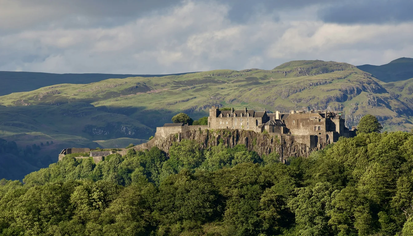 Stirling Castle distant exterior